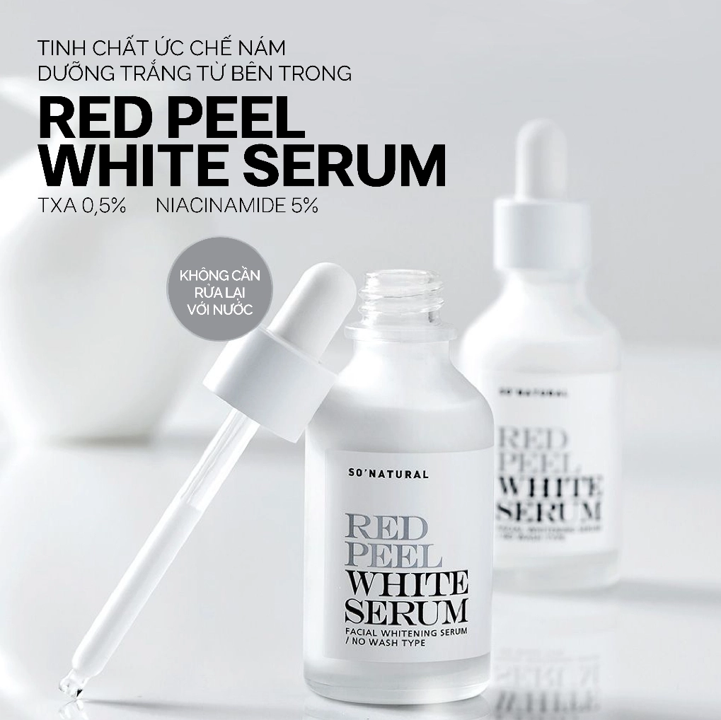 Serum Red Peel White Ức Chế Nám Dưỡng Trắng Da Từ Sâu Bên Trong Hàn Quốc 35ml