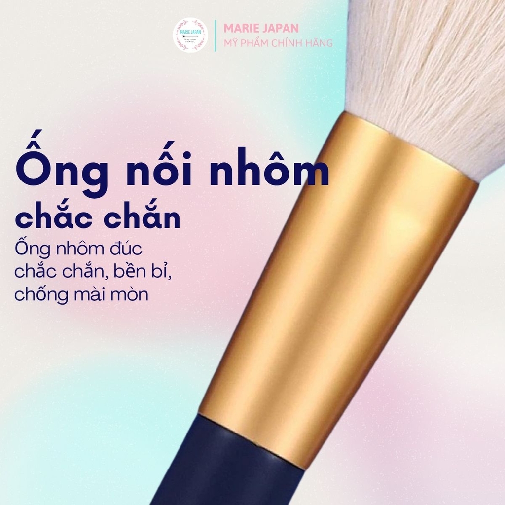 Cọ Phấn Phủ Amortals Lông Tơ Nhân Tạo Cao Cấp Mềm Mịn Tán Phấn Đều Tự Nhiên