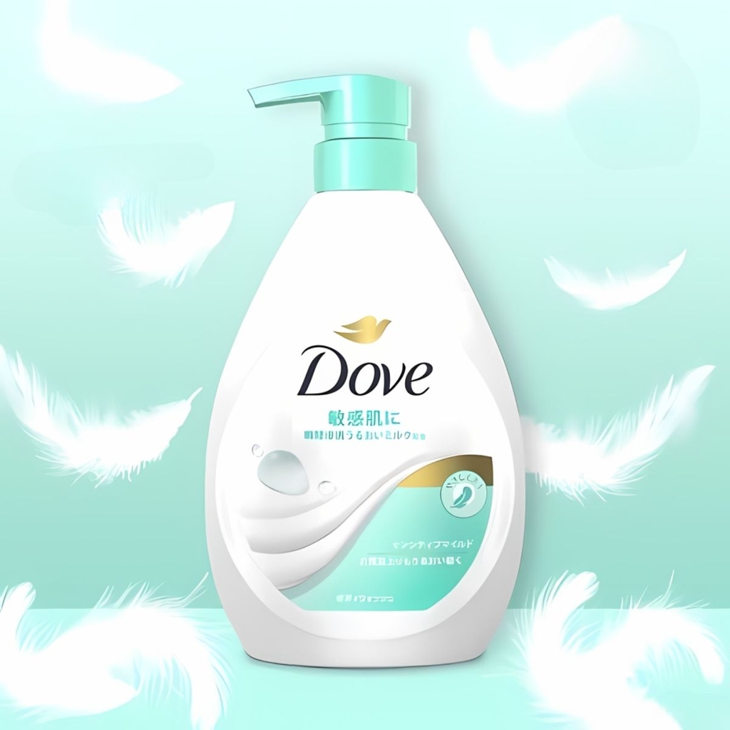 Sữa Tắm Dove Sáng Da Dưỡng Ẩm  Mịn Màng Thơm Lâu Nhật Bản 470g