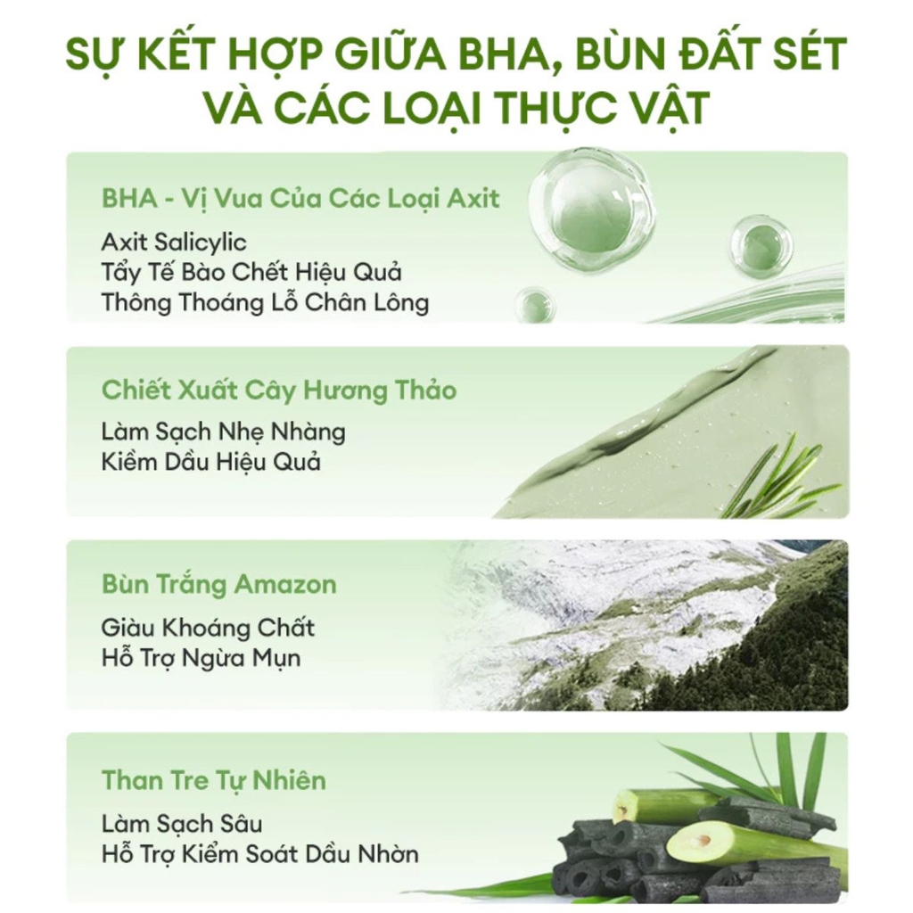 Mặt Nạ Bùn Colorkey Luminous Sạch Sâu Giảm Bã Nhờn Dưỡng Da  Sáng Mịn Purifying Clay Mask