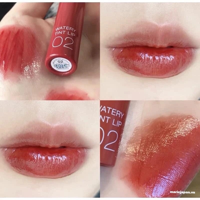 Son Tint Lì Cezanne Bền Màu Lâu Trôi Watery Tint Lip Nhật Bản