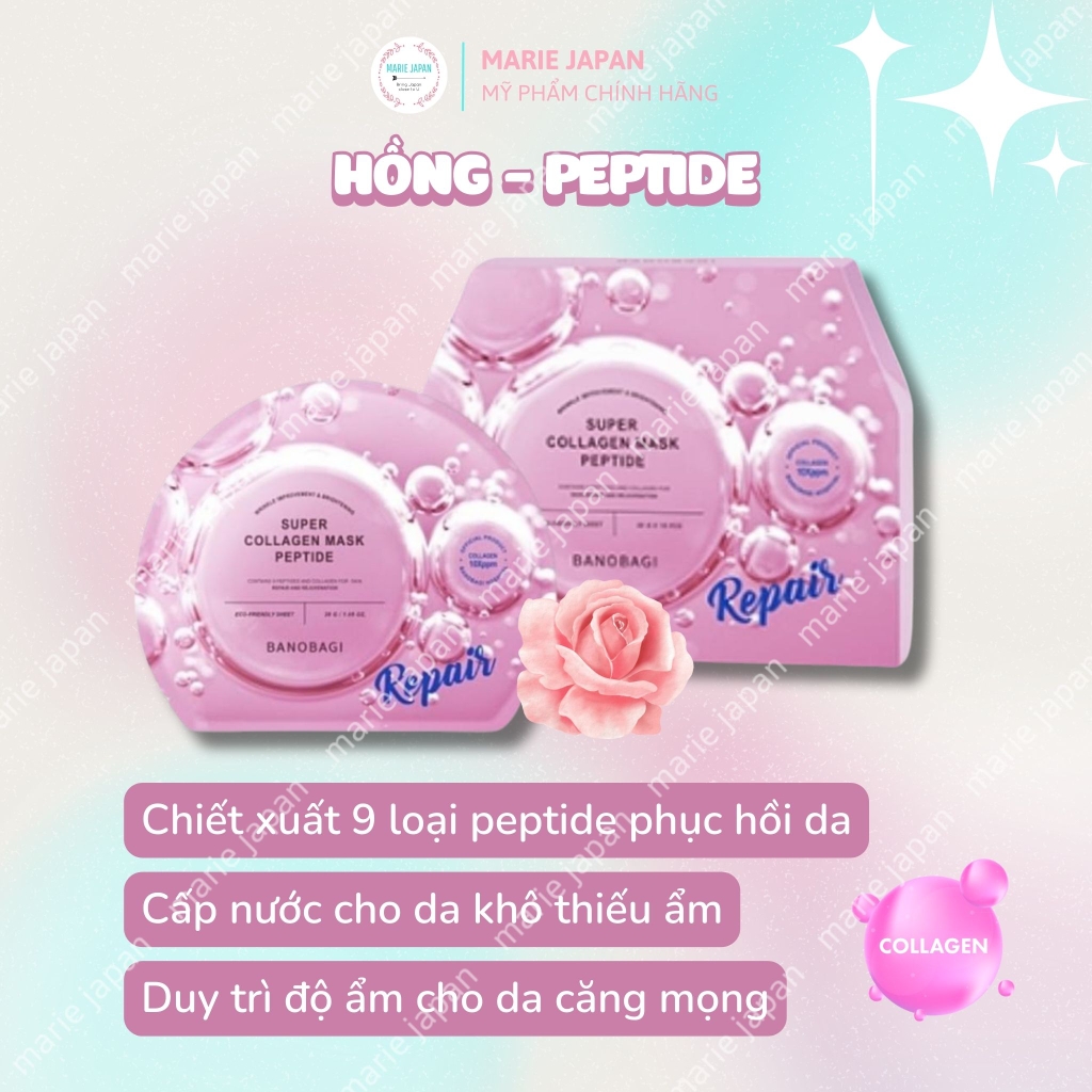 Mặt Nạ Banobagi Super Collagen HỘP 10 MIẾNG Cao Cấp