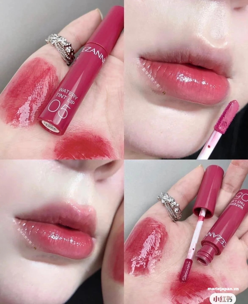 Son Tint Lì Cezanne Bền Màu Lâu Trôi Watery Tint Lip Nhật Bản