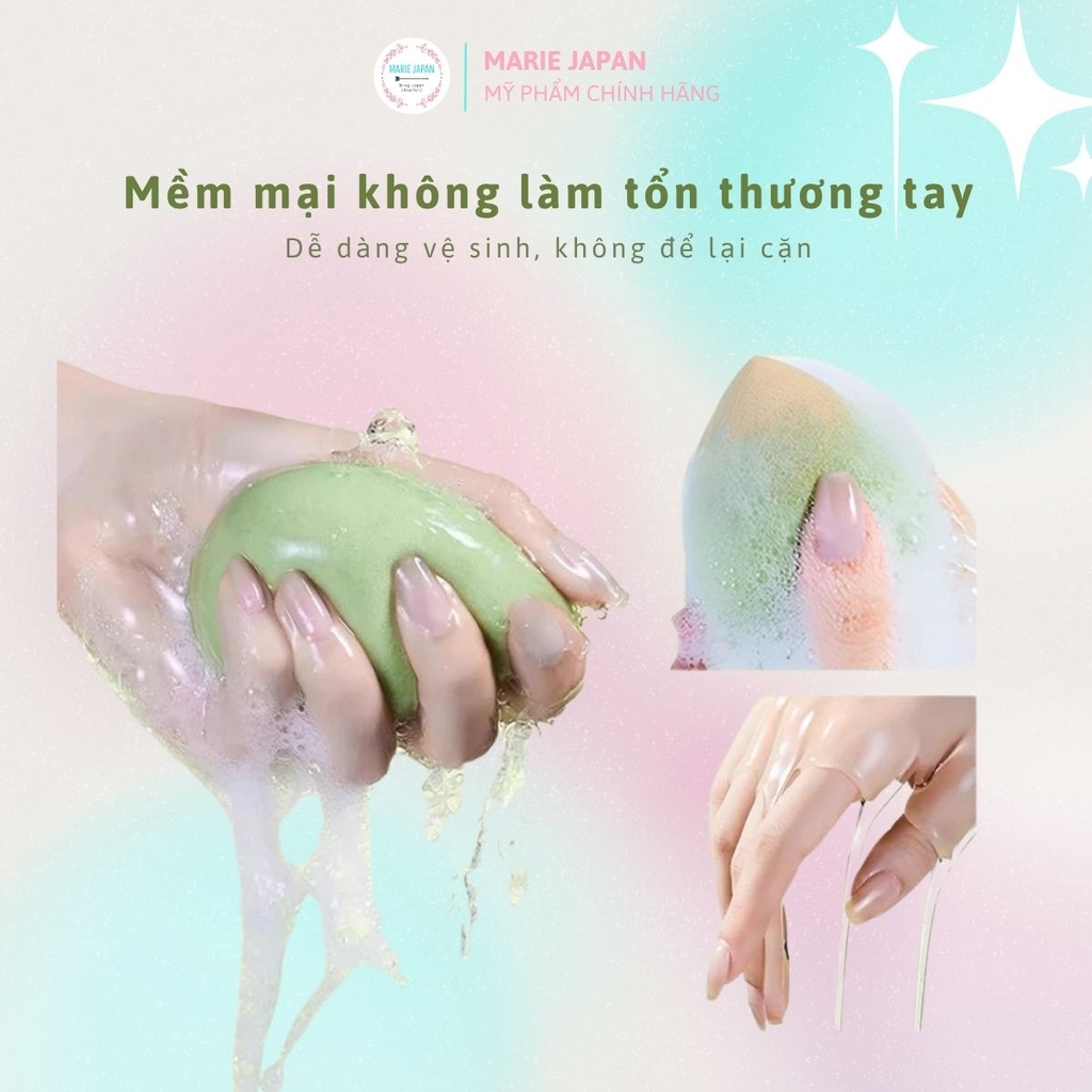 Nước Giặt Cọ Mút Trang Điểm Makeup Amortals Nhĩ Mộc Đào Sạch Nhanh Dịu Nhẹ Khử Khuẩn Hiệu Quả Giữ Dụng Cụ Bền Đẹp