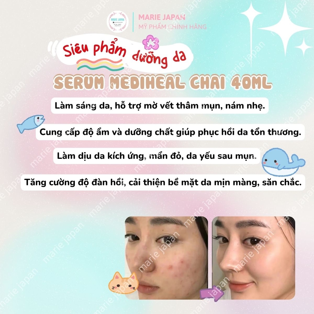 Serum Mediheal Dưỡng Sáng Phục Hồi Da Giảm Thâm Mụn Hàn Quốc Chai 40ml
