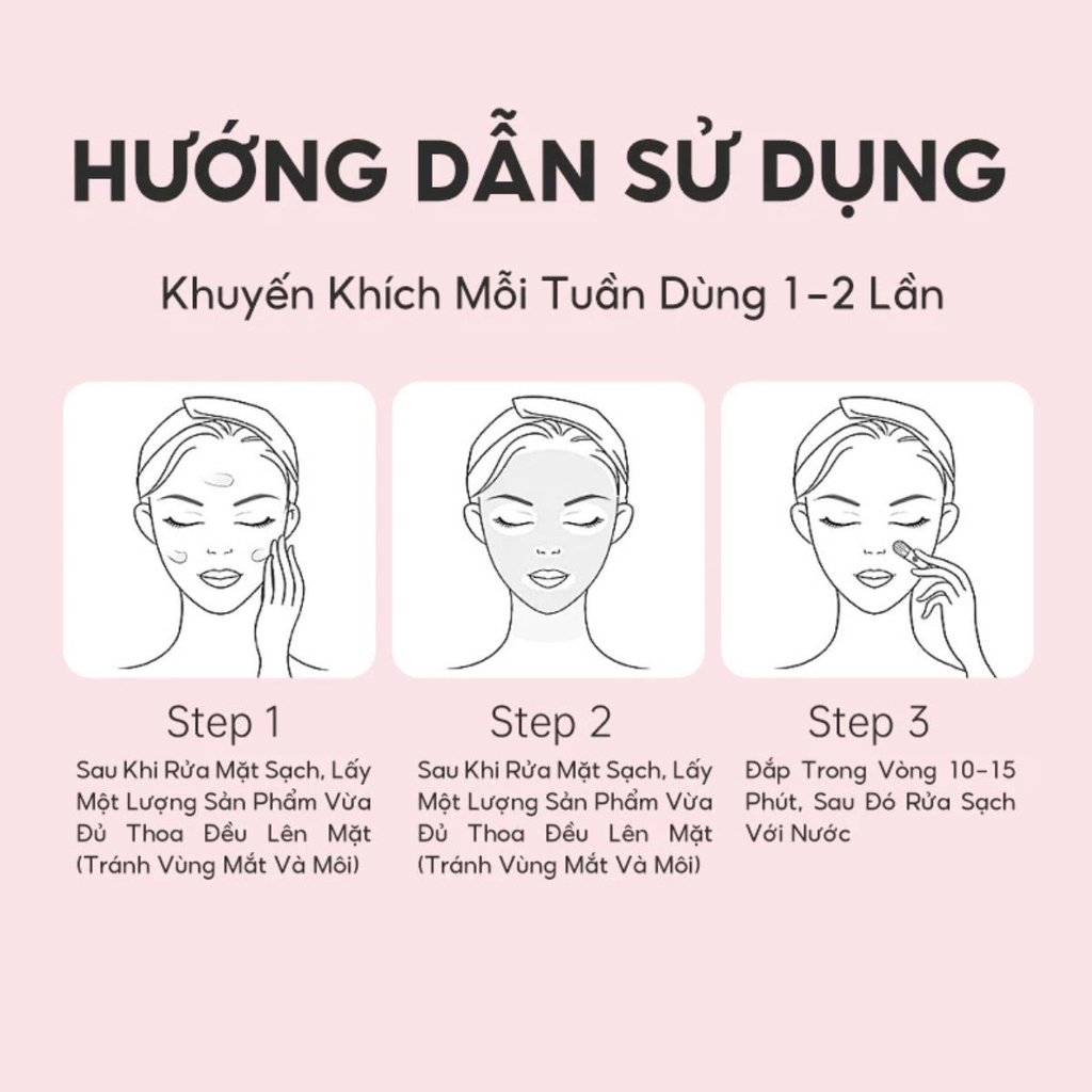 Mặt Nạ Bùn Colorkey Luminous Sạch Sâu Giảm Bã Nhờn Dưỡng Da  Sáng Mịn Purifying Clay Mask
