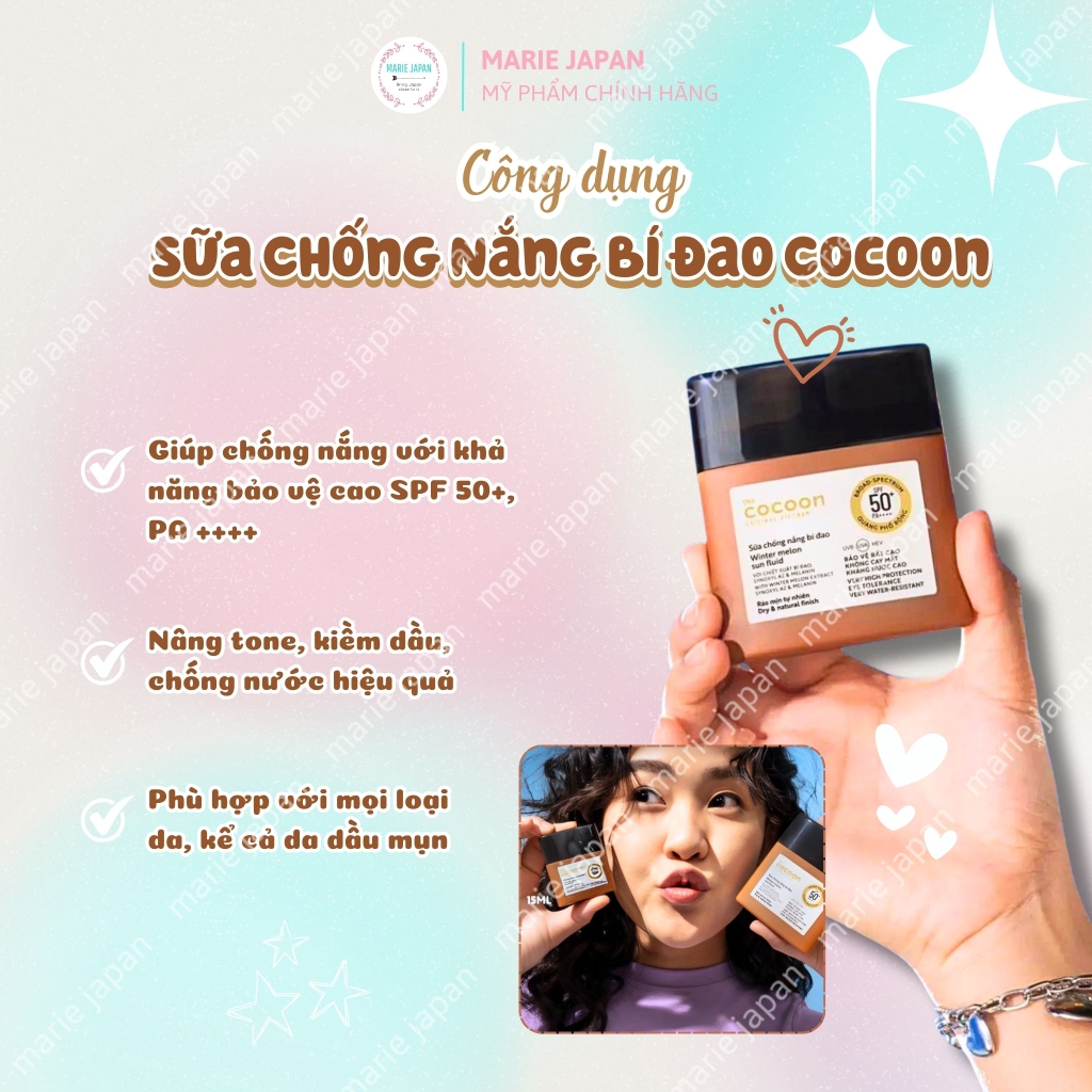 Sữa Chống Nắng Cocoon Bí Đao Winter Melon
