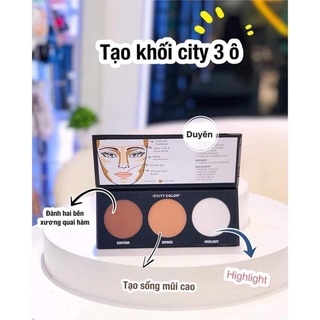 Bảng City Color 3 Ô Tạo Khối Và Highlight Contour Effects Palette