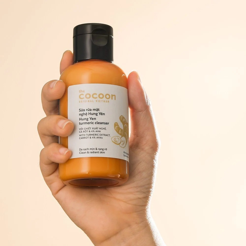 SRM Nghệ Hưng Yên Cocoon Turmeric Cleanser Chai 140ml