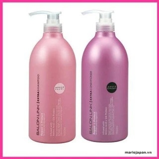 Set Gội - Xả SalonLink Phục Hồi Tóc Hư Tổn 1000ml Nhật Bản