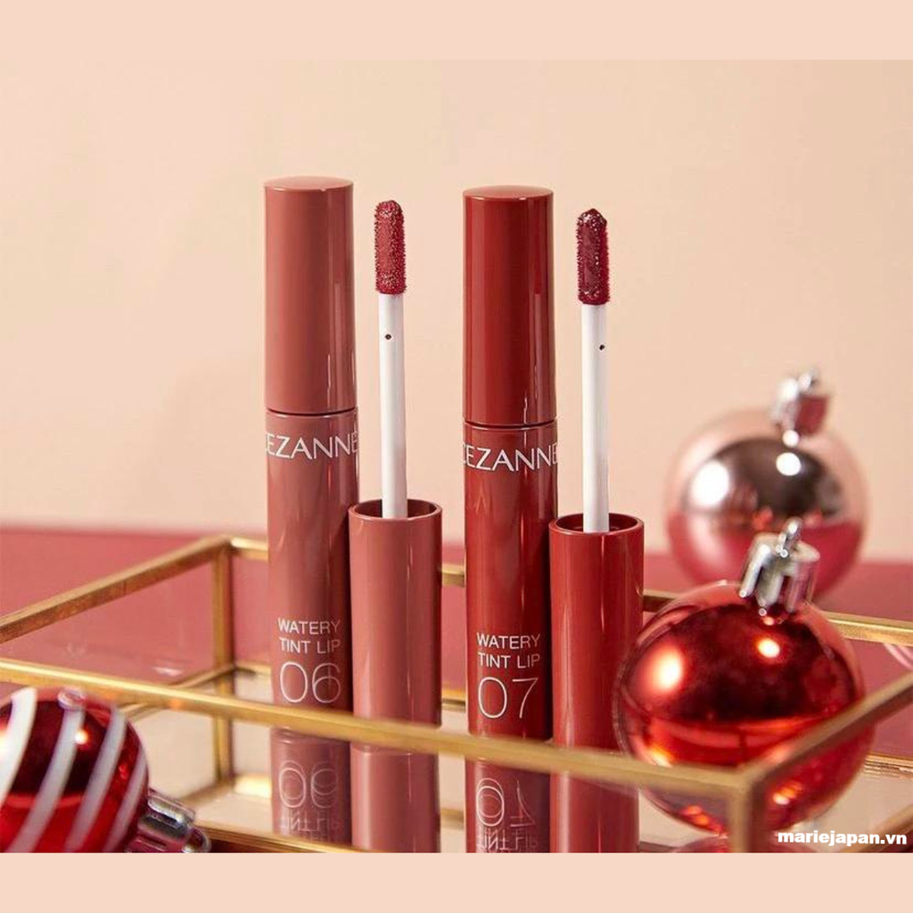 Son Tint Lì Cezanne Bền Màu Lâu Trôi Watery Tint Lip Nhật Bản