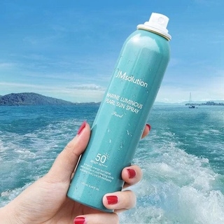 Xịt Chống Nắng JM Solution Luminous Sun Spray - XANH PEARL Chai 180ml