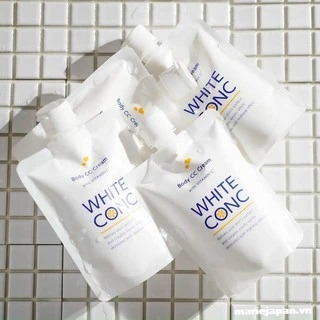 Dưỡng Thể Nâng Tông Trắng Da Body White Conc Cc Cream Nhật  200g