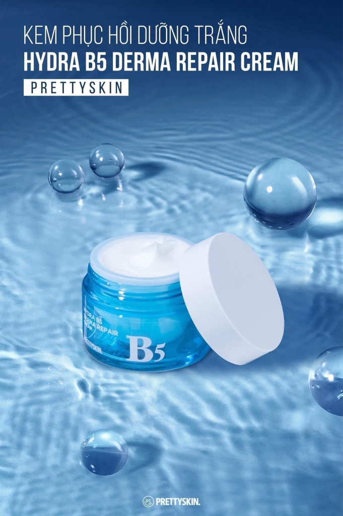 Kem Dưỡng Pretty Skin Hydra B5 Derma Repair Cream