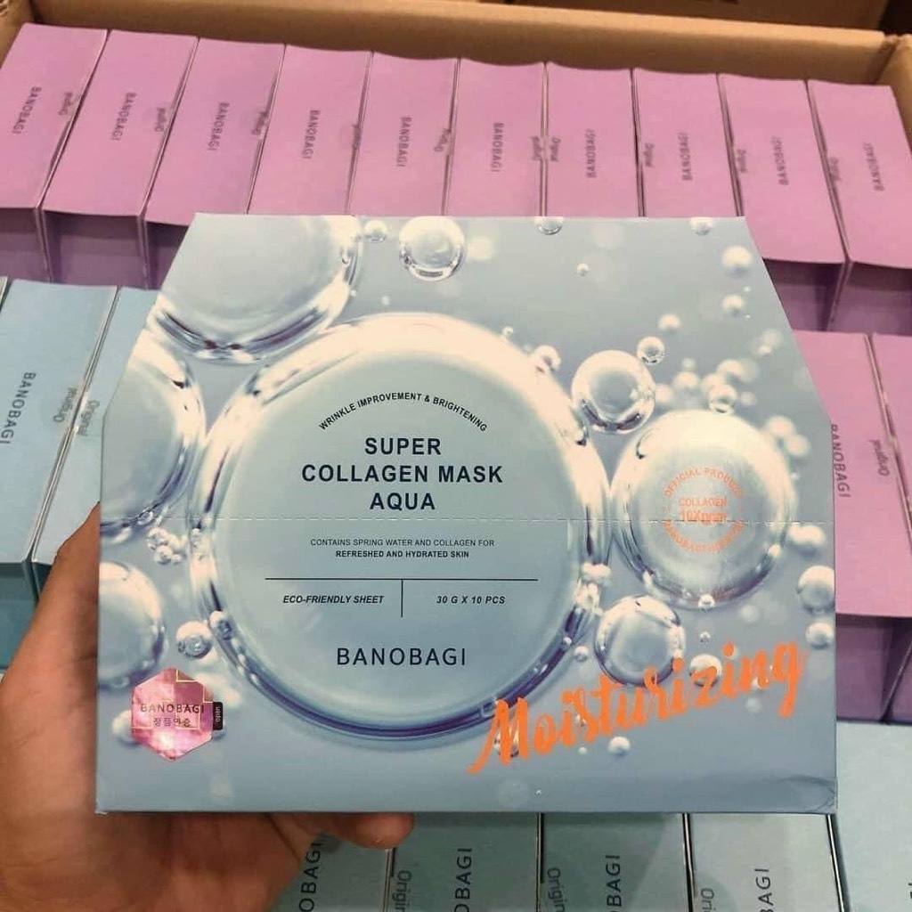Mặt Nạ Banobagi Super Collagen HỘP 10 MIẾNG Cao Cấp