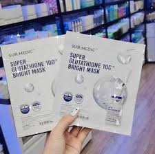 Mặt Nạ SurMedic Super Glutathione 100™ Bright Mask Cấp Ẩm Sáng Da Hàn Quốc
