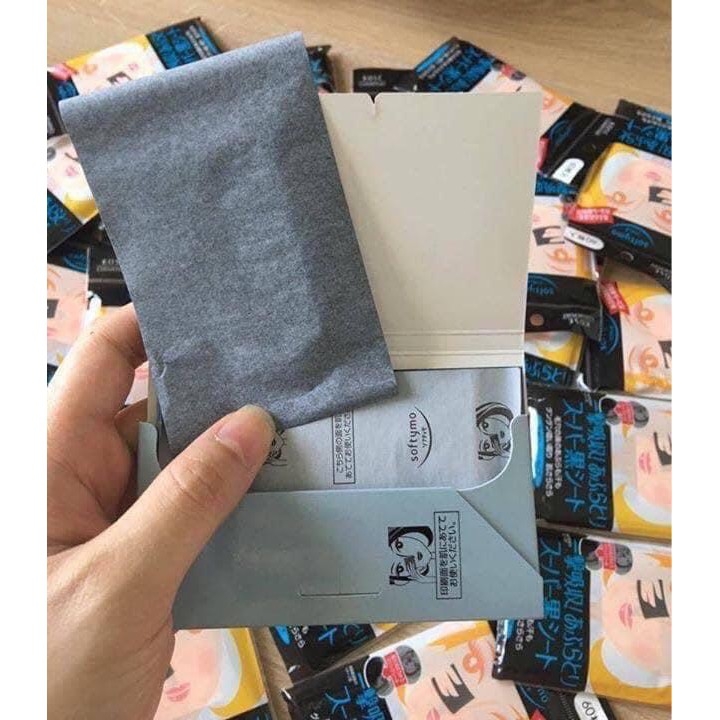 Giấy Thấm Dầu Kose Softymo Than Hoạt Tính Nhật Bản