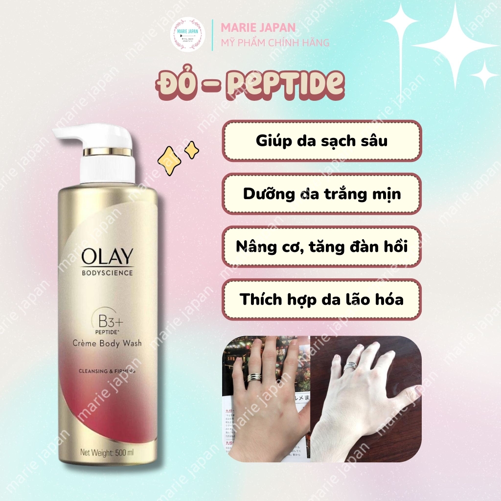 Sữa Tắm Olay Body Cellscience B3+ - VITAMIN C Chai 500ml