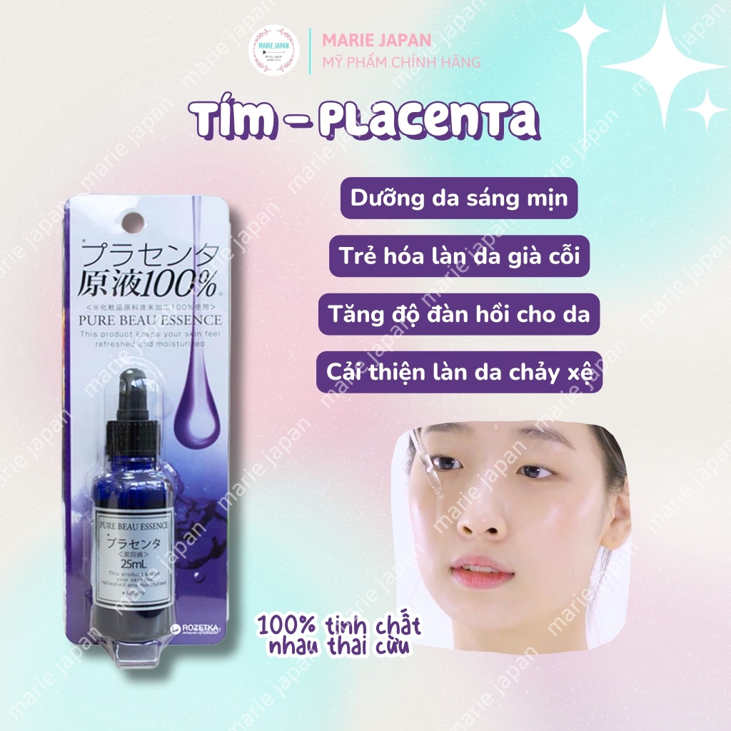 Serum Pure Beau Essence - TÍM PLACENTA Chai 25ml