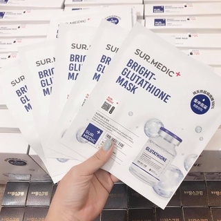Mặt Nạ SurMedic Super Glutathione 100™ Bright Mask Cấp Ẩm Sáng Da Hàn Quốc