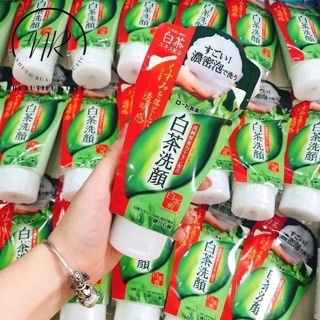 SRM Rohto Shirochasou Green Tea Foam Tuýp 120g