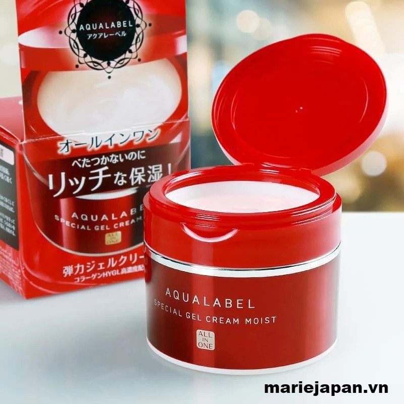 Kem Dưỡng Shiseido Aqualabel 5in1 Special Gel Cream - VÀNG TRÊN 30 TUỔI Hũ 90g