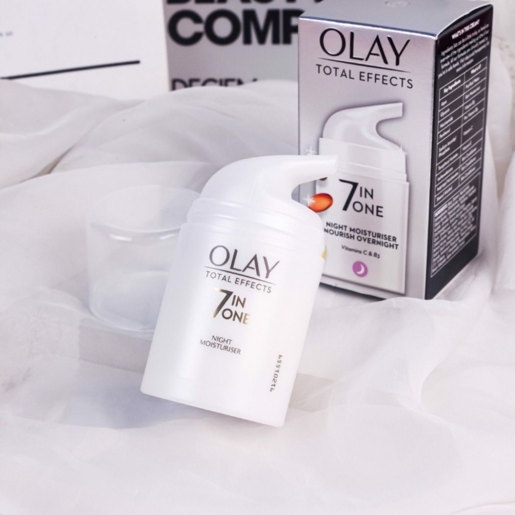 Kem Dưỡng Ngày Đêm Olay Total Effects 7 In 1 Dưỡng Da Trắng Sáng Mềm Mịn Chống Lão Hóa Bản Anh 50ml