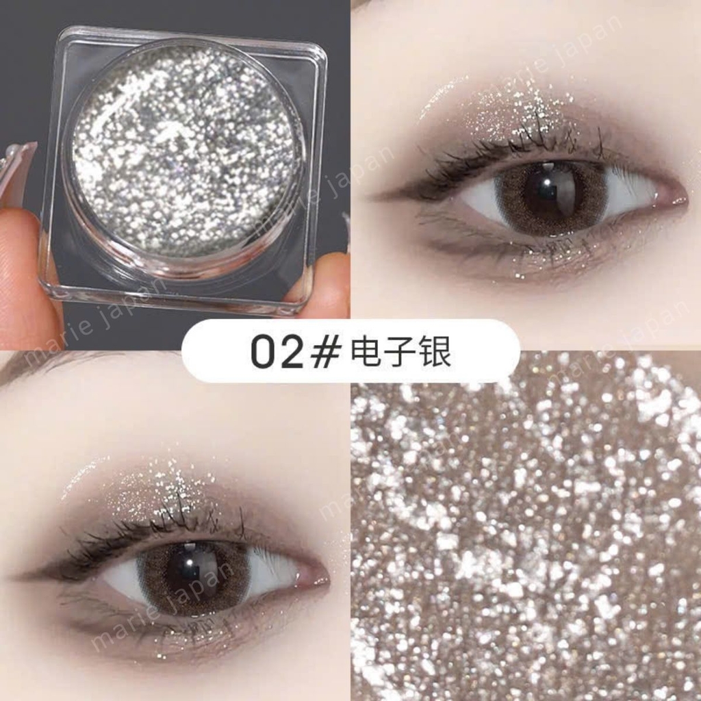 Nhũ Mắt Dạng Gel Wodwod Shining Gel W1052 Lấp Lánh Không Thấm Nước Lâu Trôi Hũ 5G