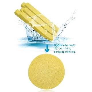 Bọt Biển - Bông Nở Rửa Mặt Chivey Túi 12 Miếng