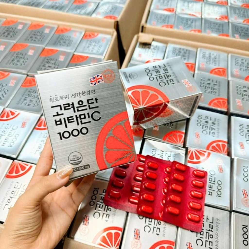 Viên Uống Eundan Vitamin C 1000mg Sáng Da Tăng Sức Đề Kháng Hàn Quốc 120 Viên