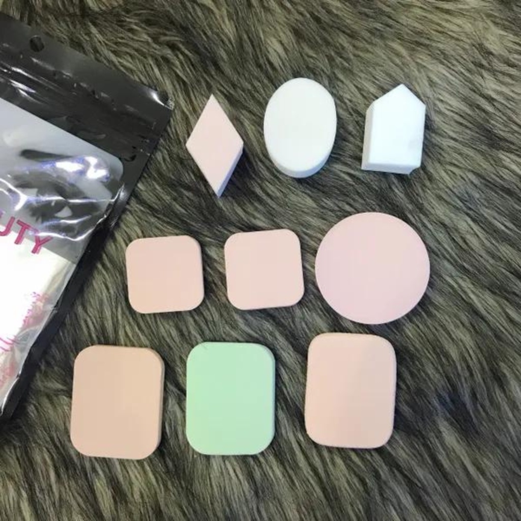 Set 9 Bông Mút Keli Beauty Make Up Tools