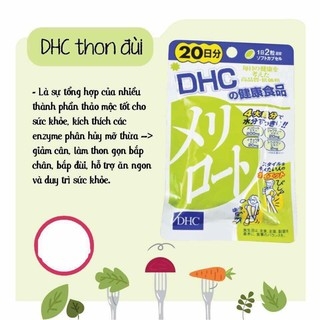Viên Uống DHC Hỗ Trợ  Giảm Mỡ Đùi Melilot Nhật Bản