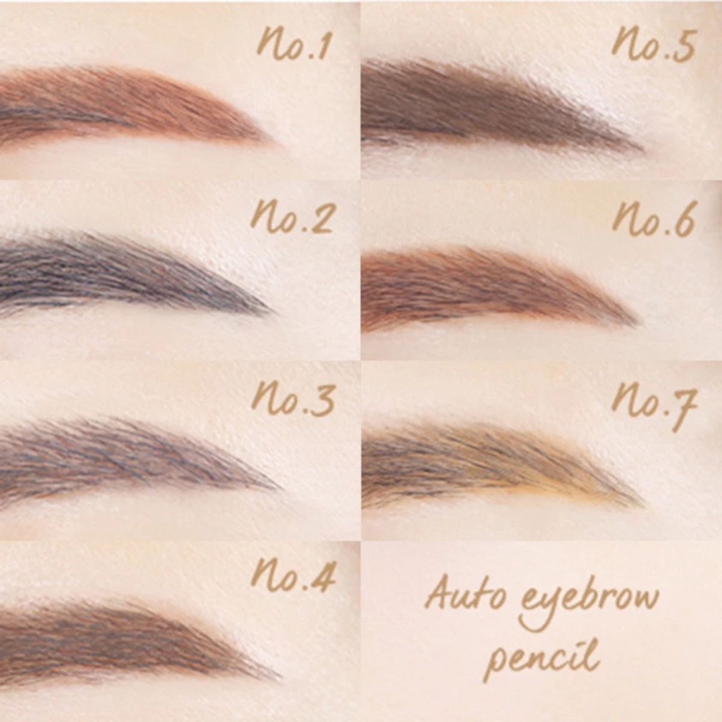 Chì Kẻ Mày Innisfree Auto Brown Pencil Tự Nhiên Chống Nước Lâu Trôi Hàn Quốc