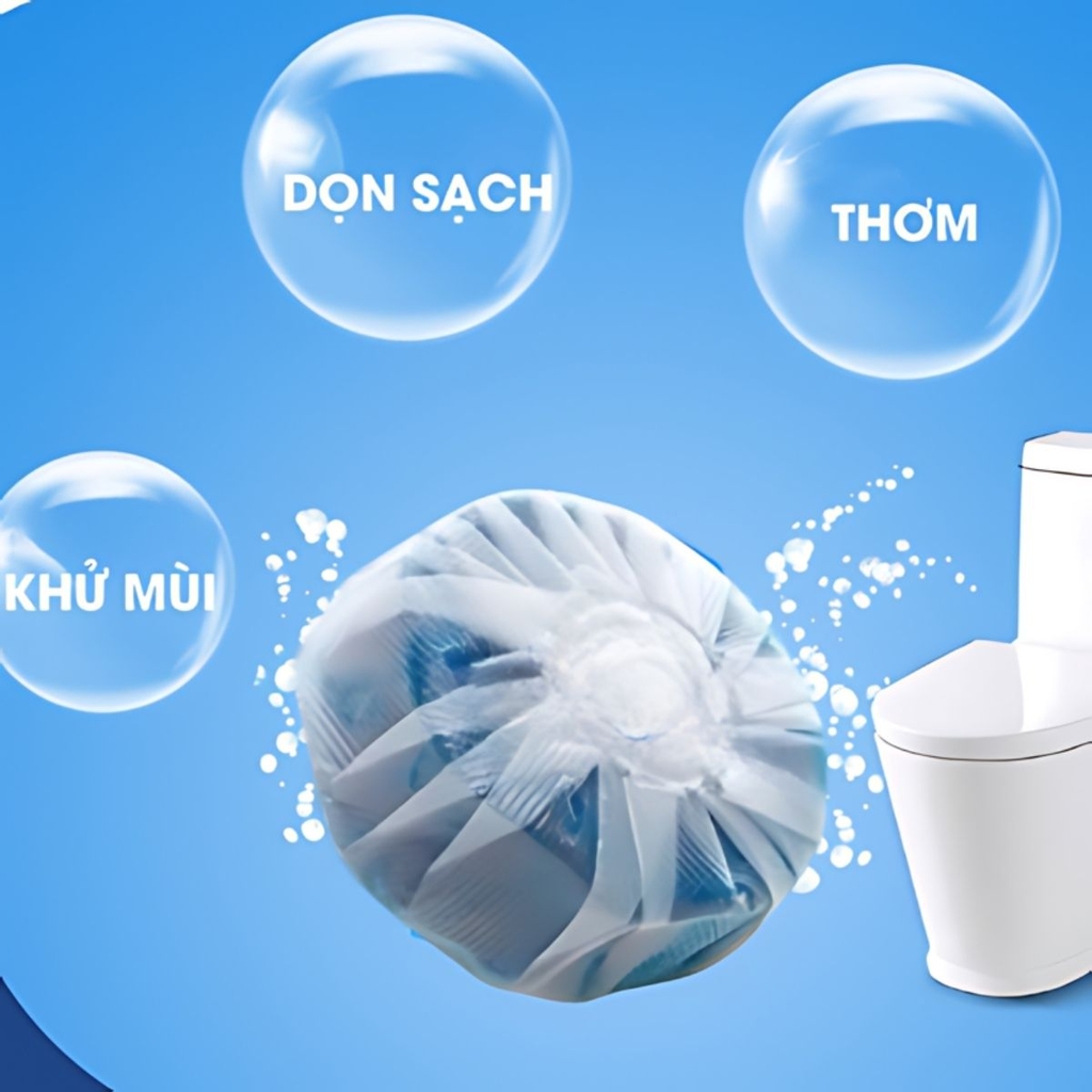 Set 2 Viên Thả Bồn Cầu BND Hương Cam Diệt Khuẩn Tẩy Sạch Vết Bám Thơm Mát Nhật Bản 50g