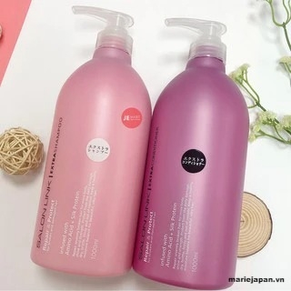 Set Gội - Xả SalonLink Phục Hồi Tóc Hư Tổn 1000ml Nhật Bản