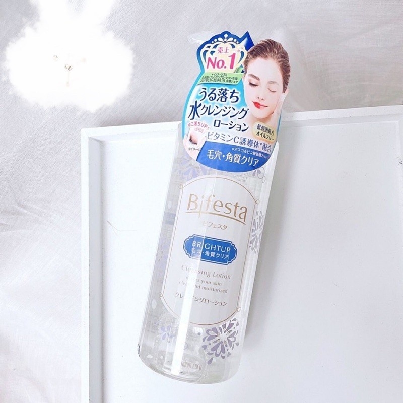 Nước Tẩy Trang Bifesta Micellar Cleansing Water -  XANH TRẮNG DA Chai 400ml
