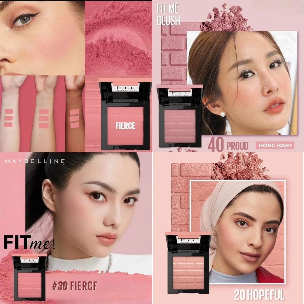 Phấn Má Hồng Maybelline Fit Me Mono Blush Chuẩn Màu Mịn Lì Tự Nhiên