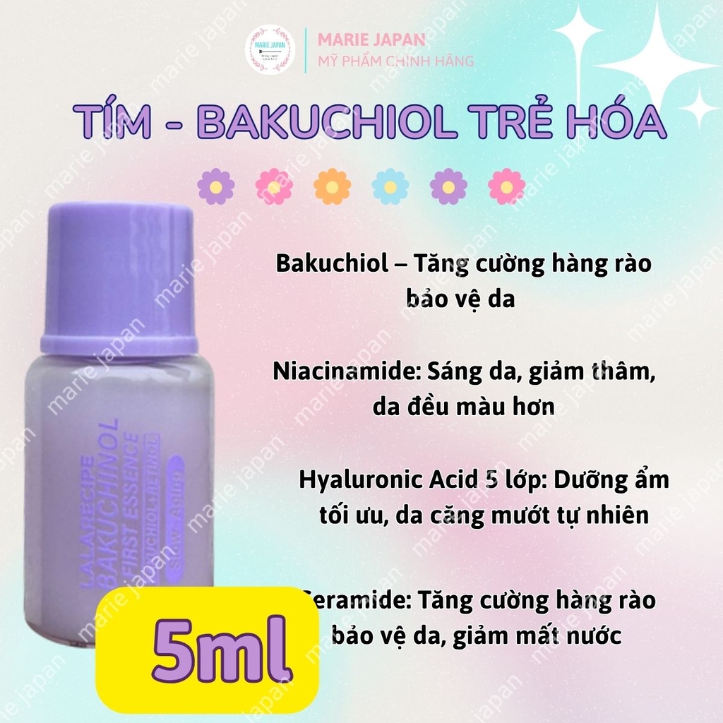 Serum Lalarecipe Bản Mini Yuzu Vita C Ampoule Dưỡng Sáng Da Mờ Thâm Chống Lão Hóa Hàn Quốc 5ml