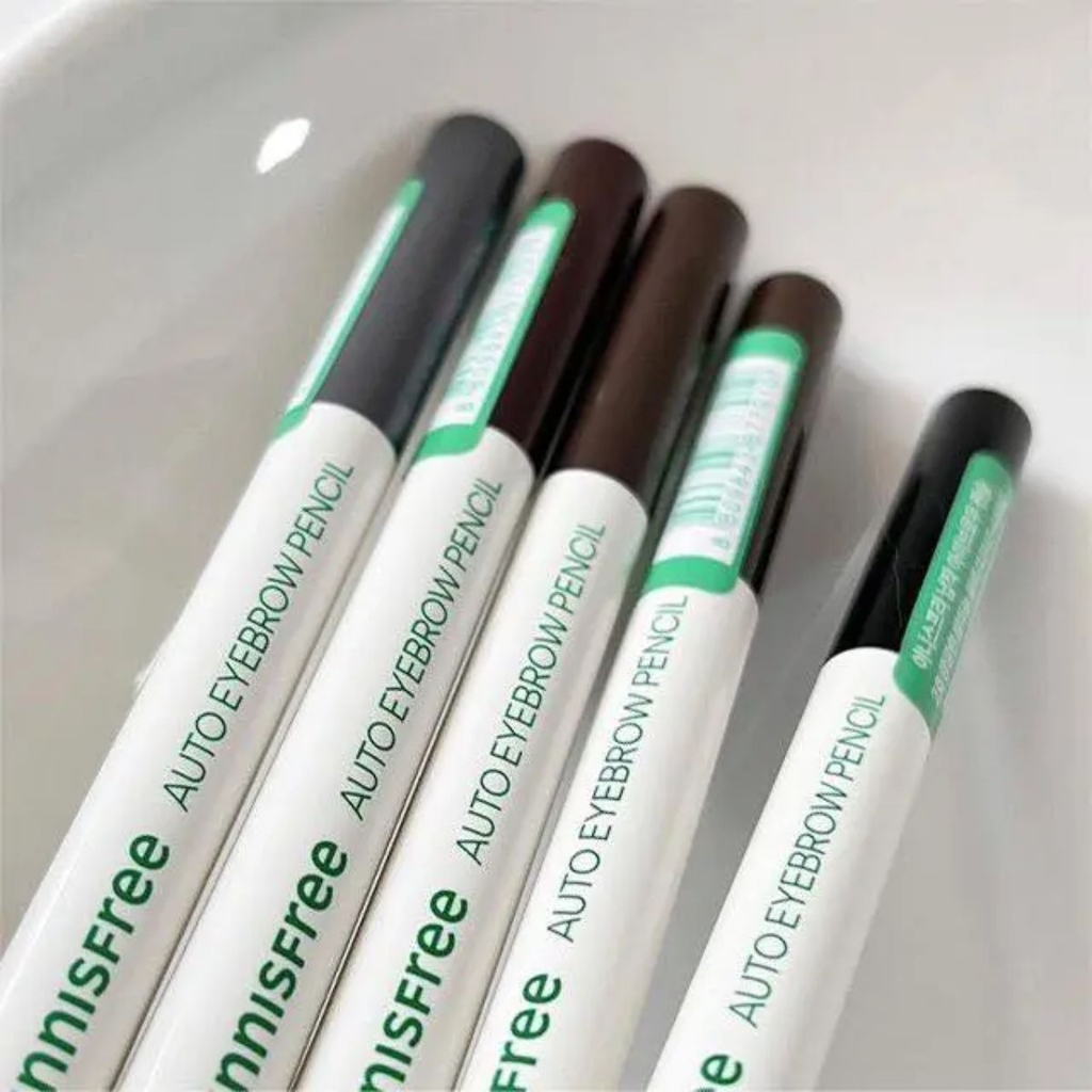 Chì Kẻ Mày Innisfree Auto Brown Pencil Tự Nhiên Chống Nước Lâu Trôi Hàn Quốc