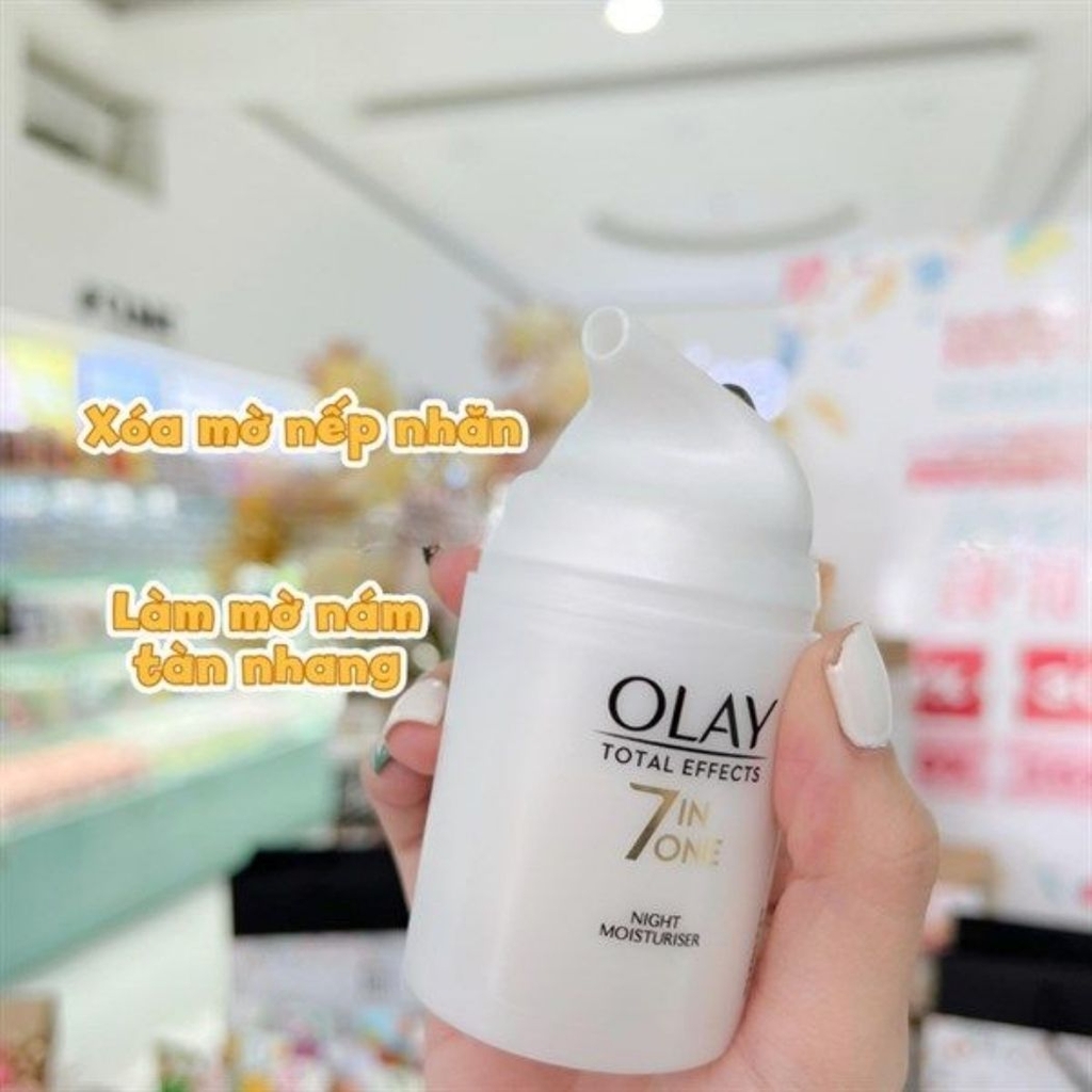 Kem Dưỡng Ngày Đêm Olay Total Effects 7 In 1 Dưỡng Da Trắng Sáng Mềm Mịn Chống Lão Hóa Bản Anh 50ml