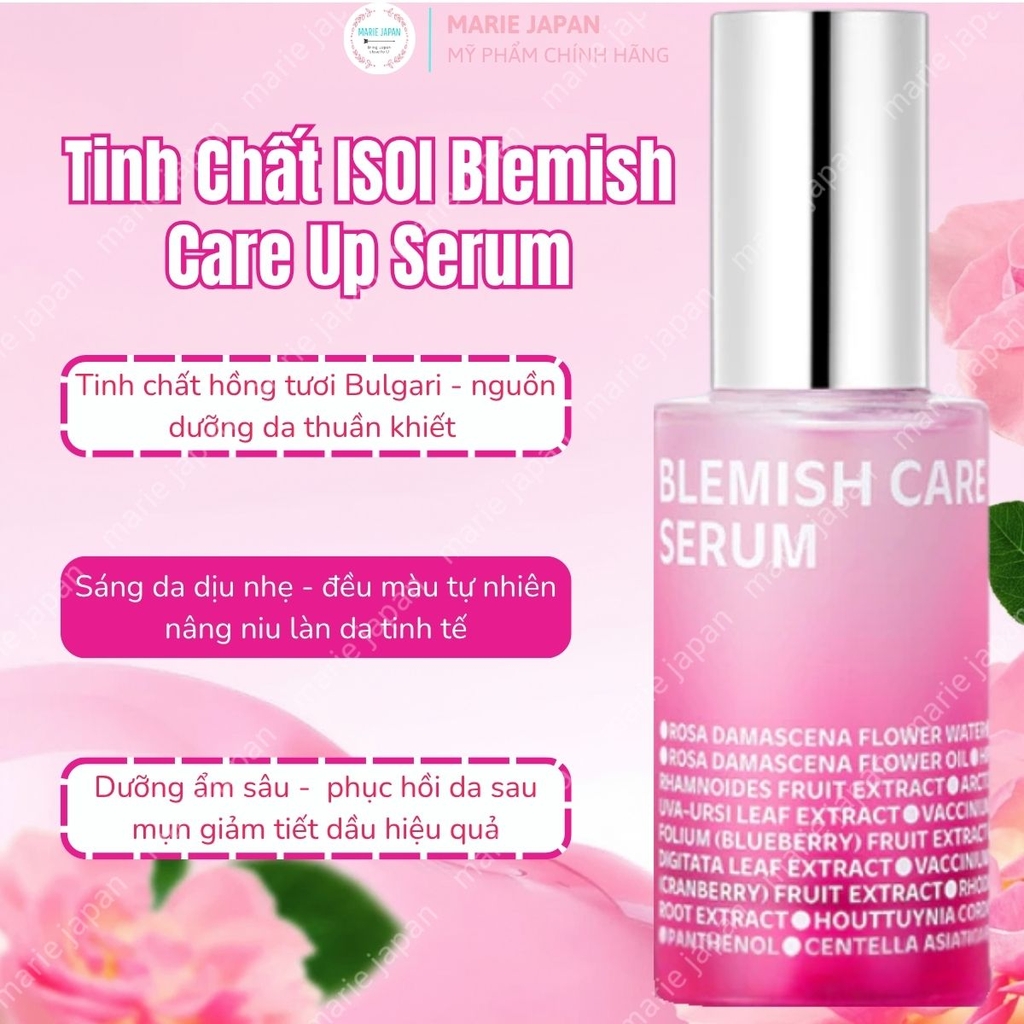 Tinh Chất ISOI Blemish Care Up Serum Dưỡng Sáng Da Mờ Thâm Làm Dịu Thâm Mụn Cho Da Nhạy Cảm Hàn Quốc