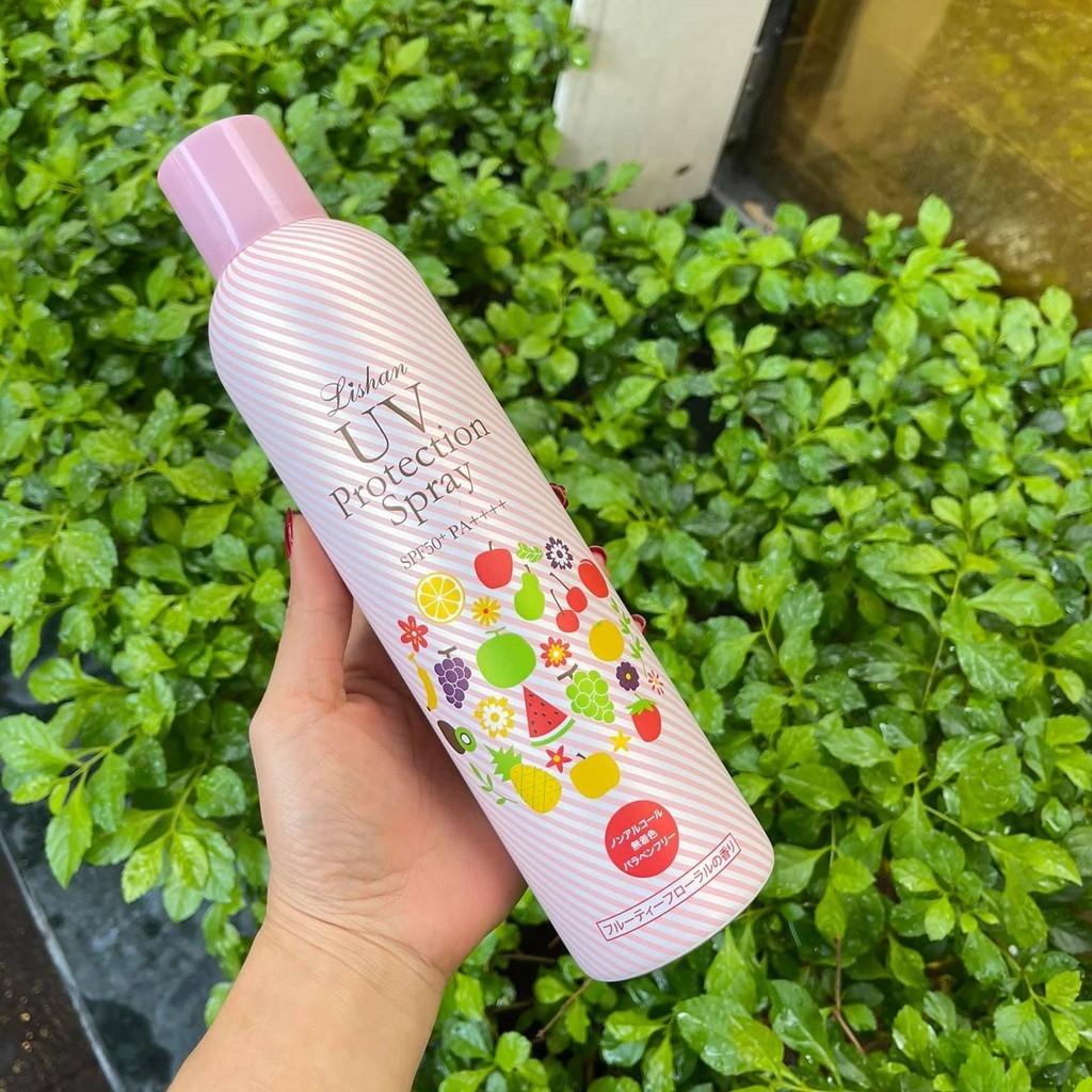 Xịt Chống Nắng Hữu Cơ Lishan UV Protection Spray SPF50+ PA++++ Nhật Bản