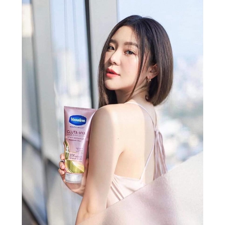 Sữa Dưỡng Thể Vaseline Gluta-HYA 10X Dưỡng Trắng Mờ Thâm Serum Burst Lotion Thái Lan