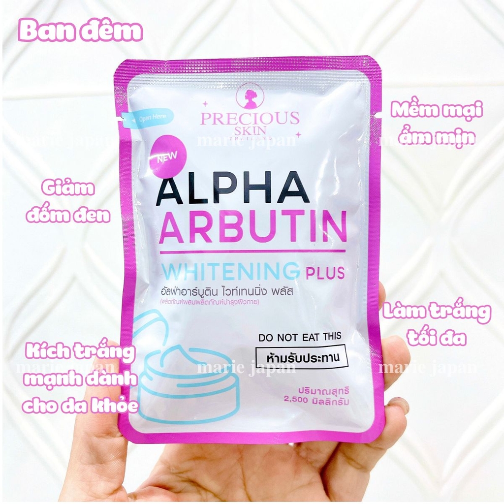 Viên Kích Trắng Da Alpha Arbutin Ngày Đêm Thái Lan  Vỉ 10 viên