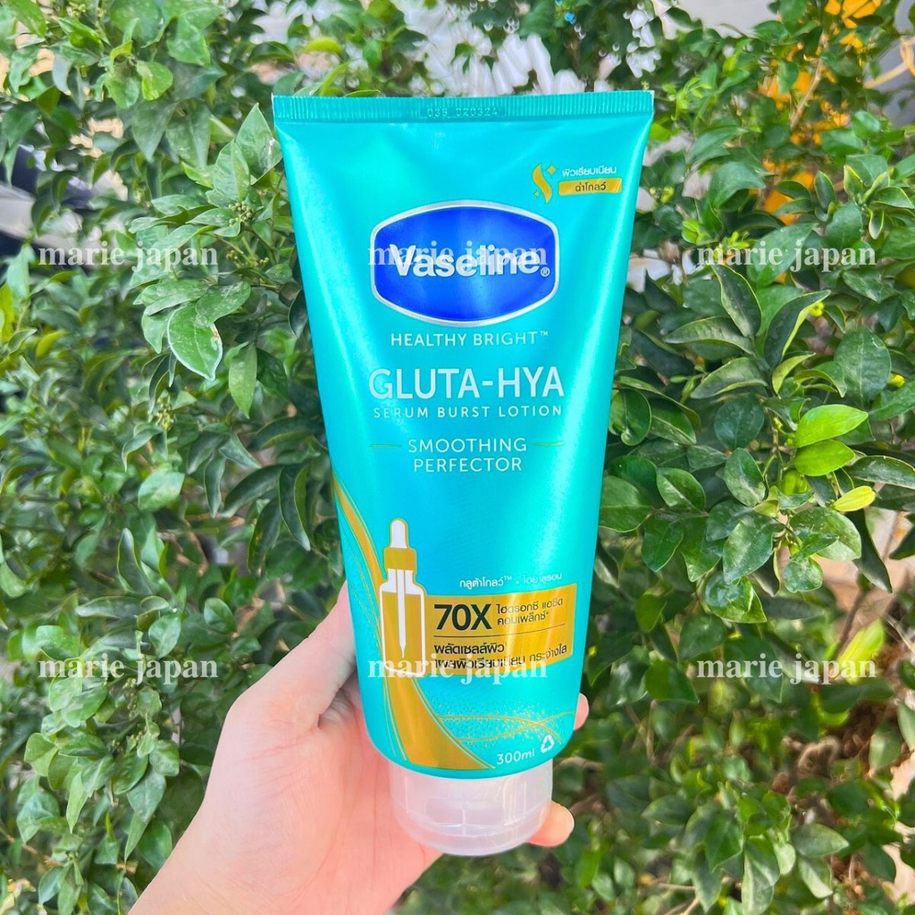 Sữa Dưỡng Thể Vaseline Gluta-HYA 10X Dưỡng Trắng Mờ Thâm Serum Burst Lotion Thái Lan