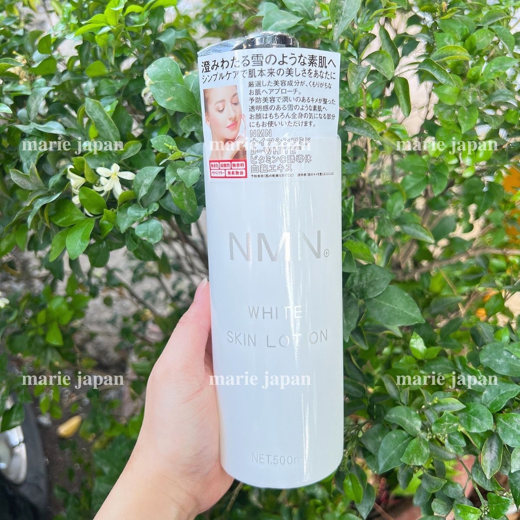 Nước Hoa Hồng NMN Tế Bào Gốc White Skin Lotion Dưỡng Ẩm Sáng Da Chống Lão Hóa Nhật Bản - Chai 500ml