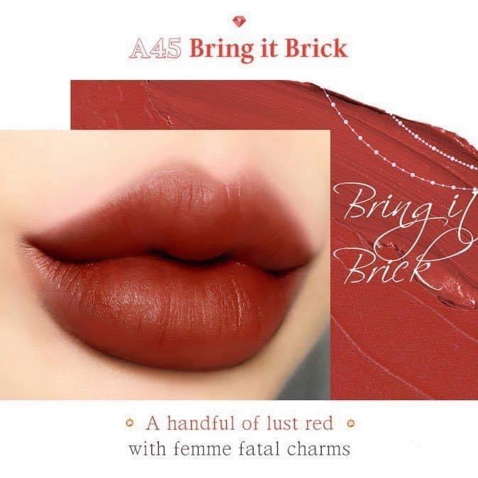 Son Kem Lì Black Rouge Ver 8 Air Fit Velvet Tint A41 A42 A43 A44 A45