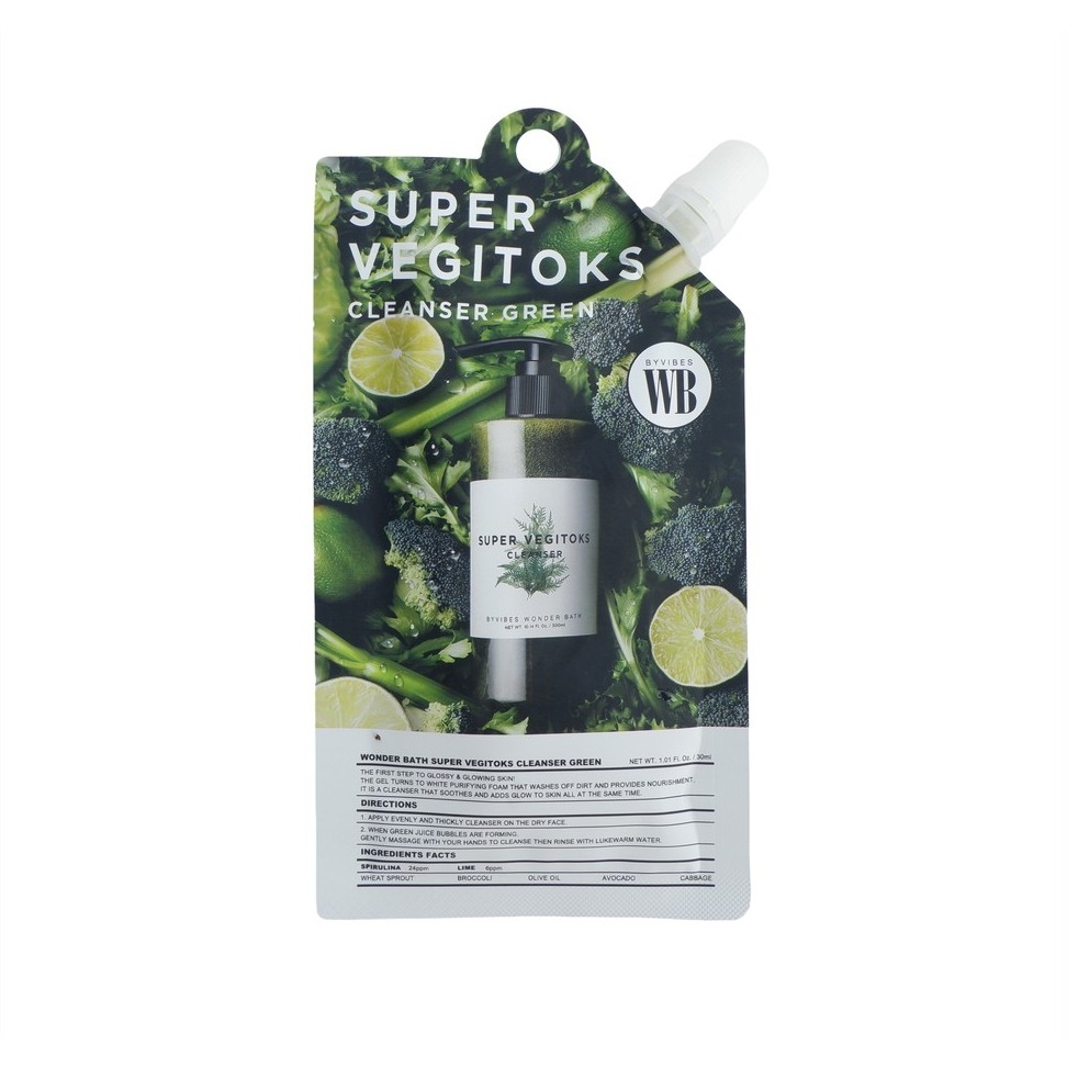 SRM Byvibes WB Super Vegitoks Cleanser - TÍM CHỐNG LÃO HÓA Chai 300ml