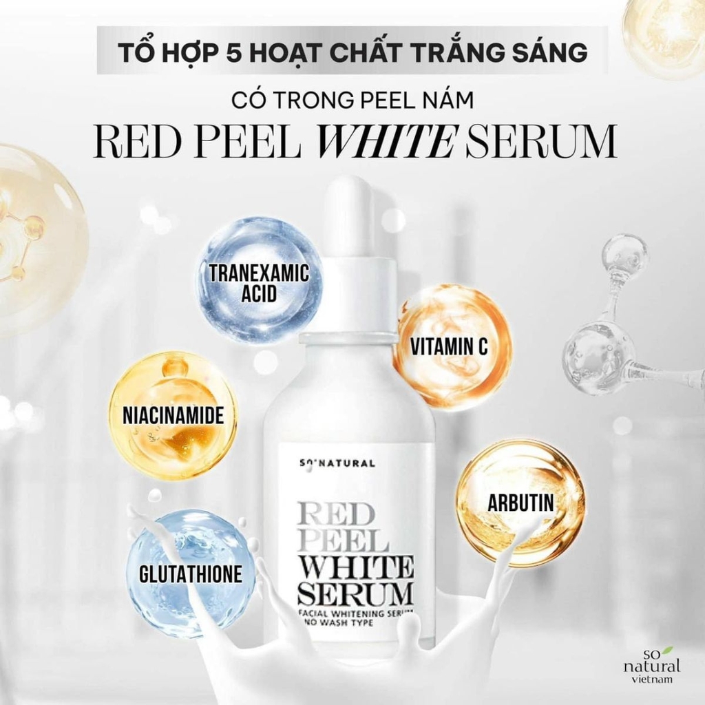Serum Red Peel White Ức Chế Nám Dưỡng Trắng Da Từ Sâu Bên Trong Hàn Quốc 35ml