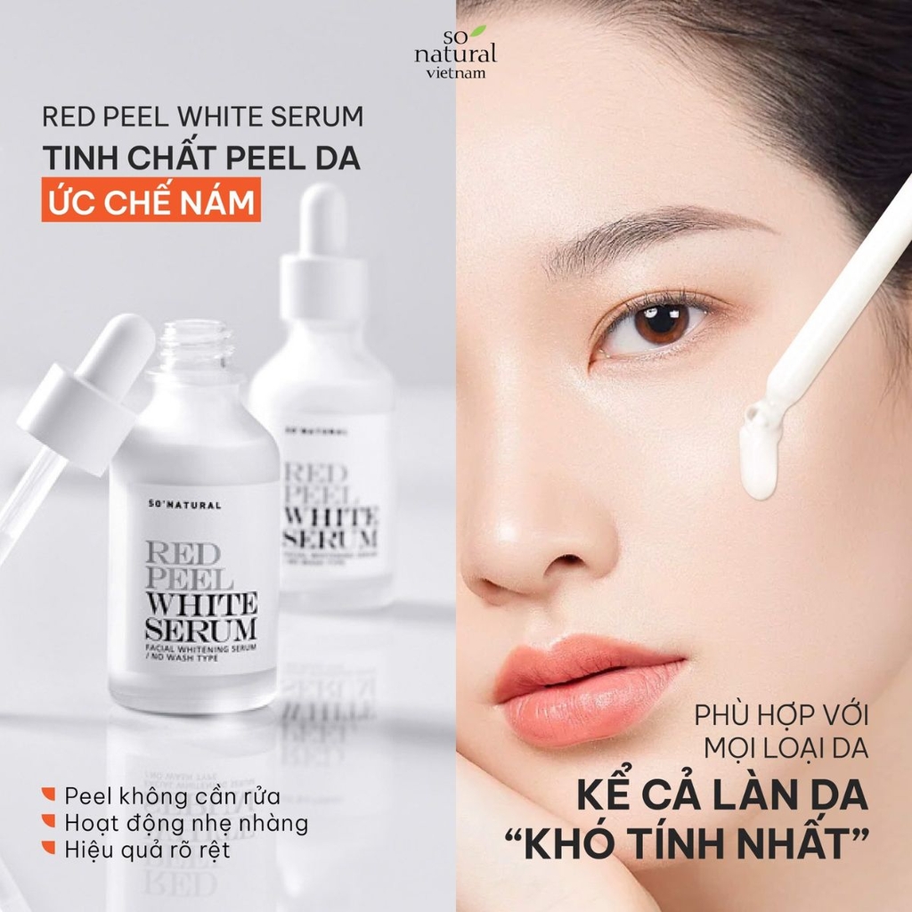 Serum Red Peel White Ức Chế Nám Dưỡng Trắng Da Từ Sâu Bên Trong Hàn Quốc 35ml